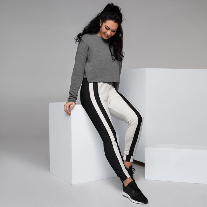 DTI Black Stripe Women's Joggers