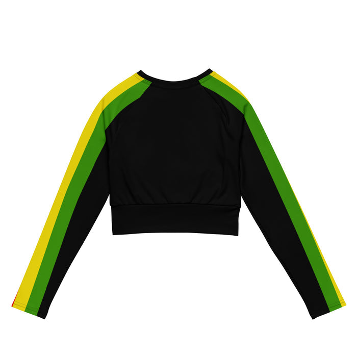 DTI Ska Line Recycled long-sleeve crop top