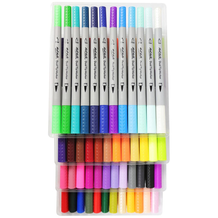 Dual Tip Brush/Fineliners Signature  48pc