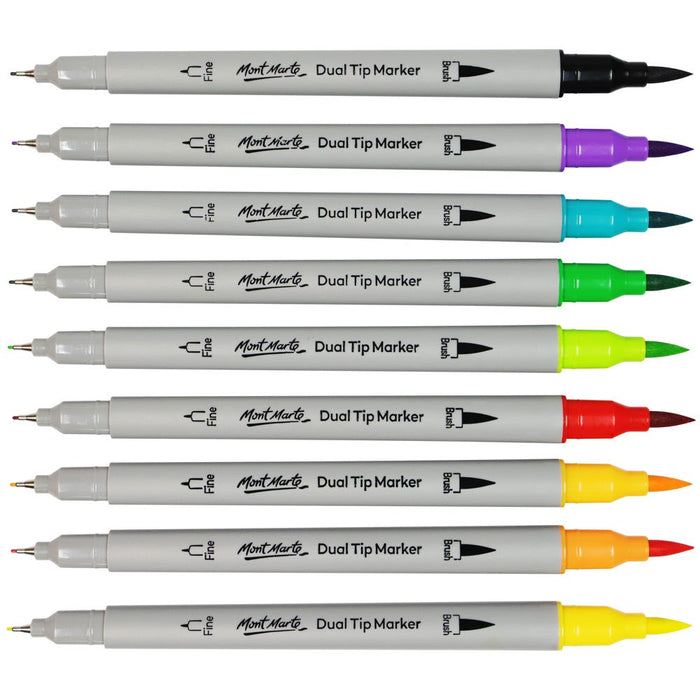 Dual Tip Brush/Fineliners Signature  48pc