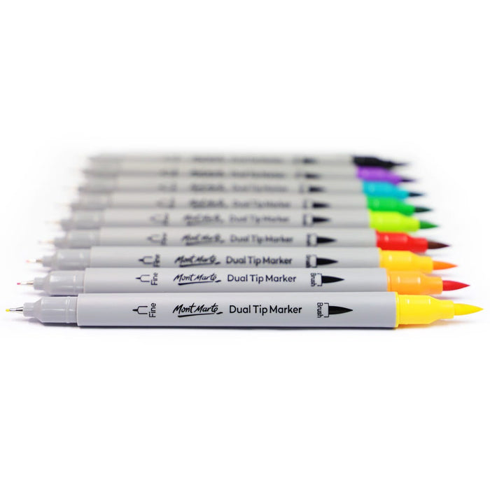 Dual Tip Brush/Fineliners Signature  48pc