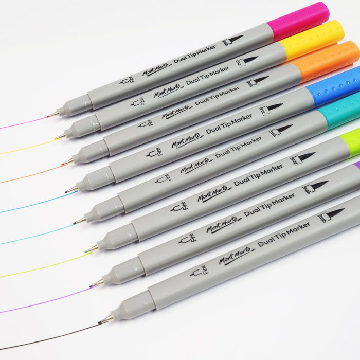 Dual Tip Brush/Fineliners Signature  48pc