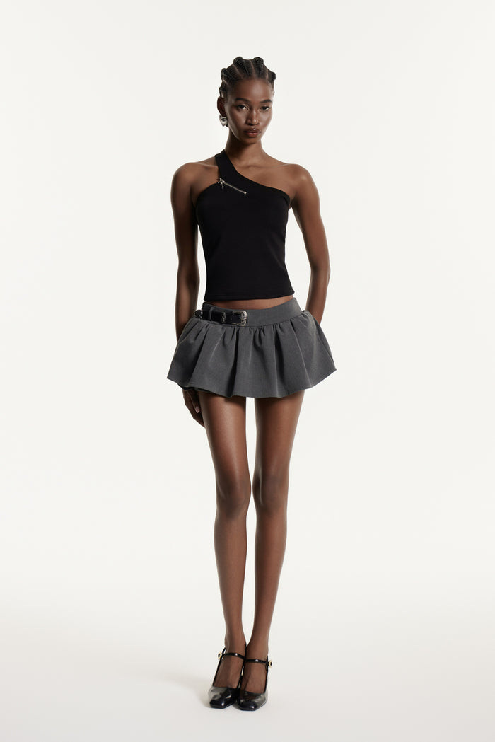 Edric Sleeveless Asymmetric Top