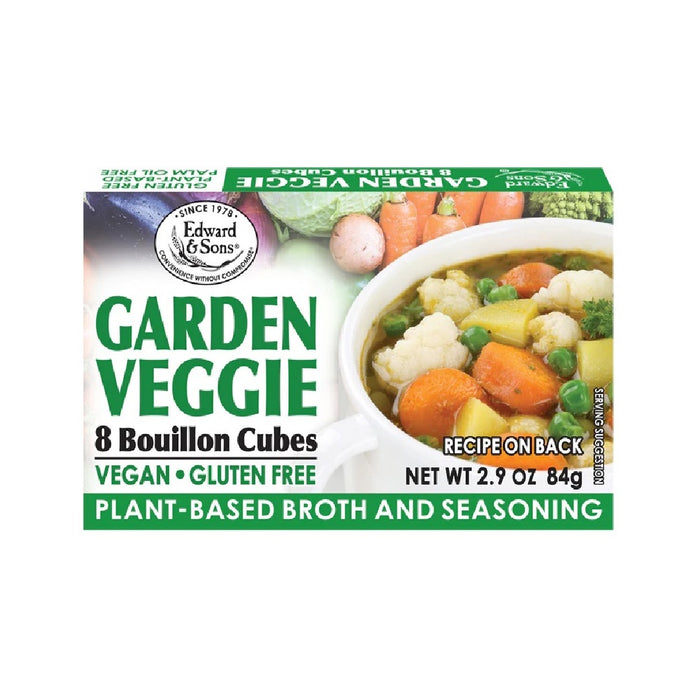 Edward & Sons Garden Veggie Bouillon Cubes 84g