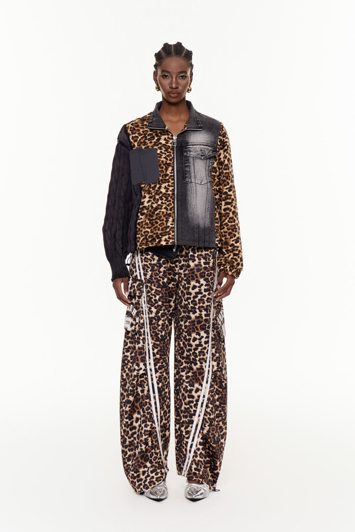 Ehsan Deconstruct Leopard Jacket