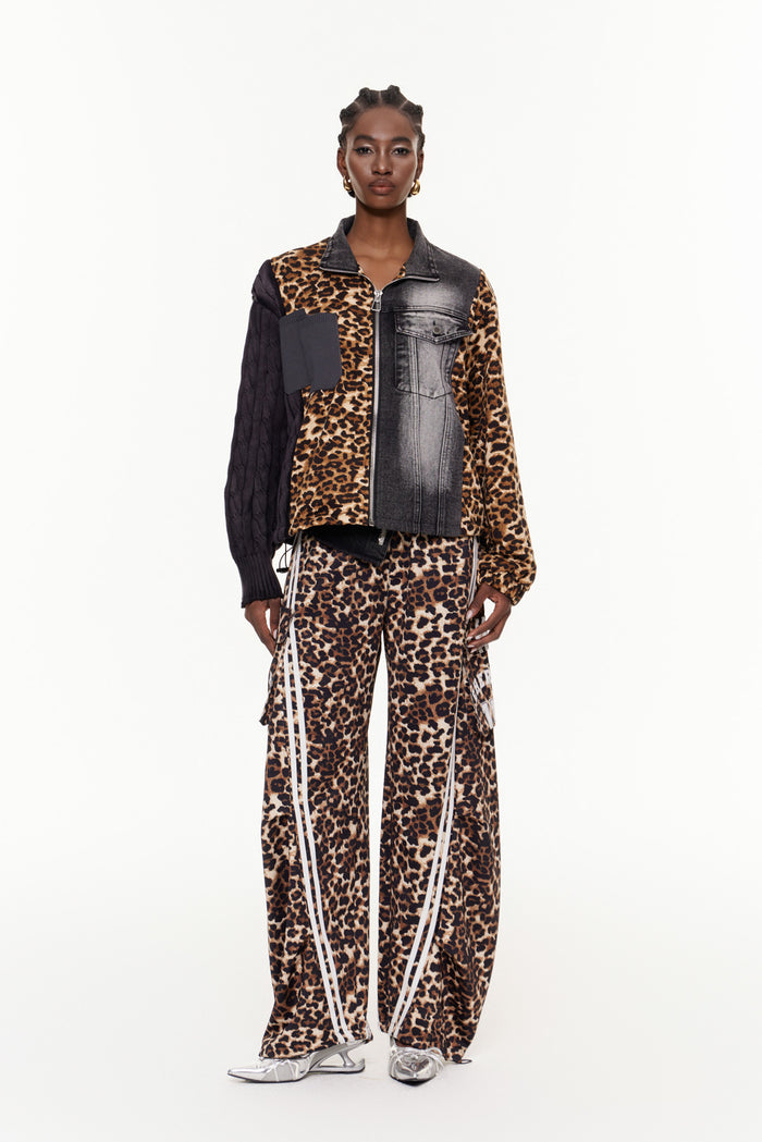 Ehsan Deconstruct Leopard Jacket