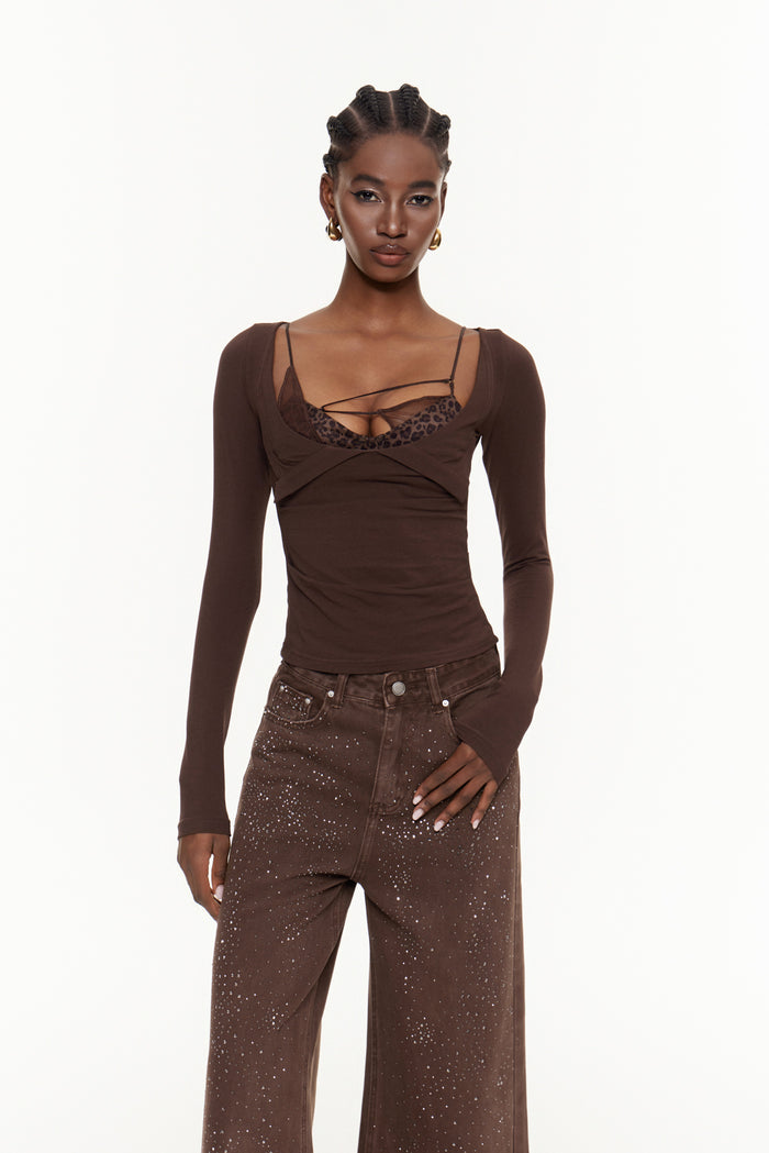 Eideard Leopard Top