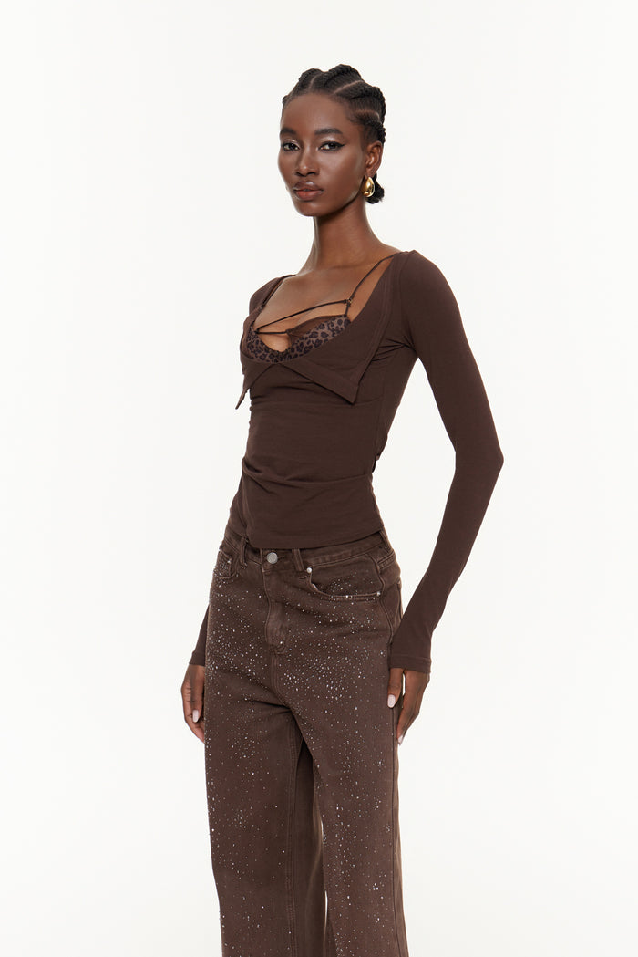 Eideard Leopard Top