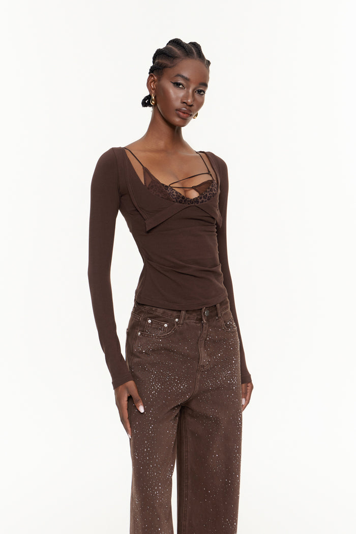 Eideard Leopard Top