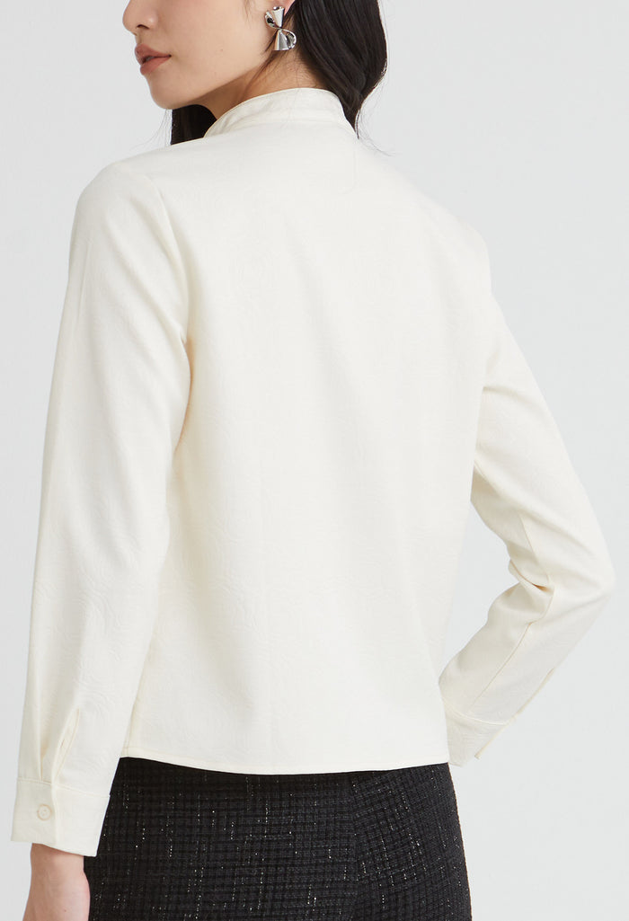 Elegant V-Neck Blouse