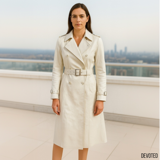 Elizabeth Long Coat Nappa Leather
