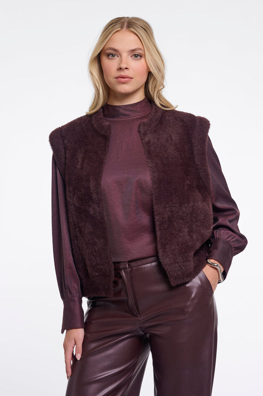 Elona Waistcoat Fudge Cloak