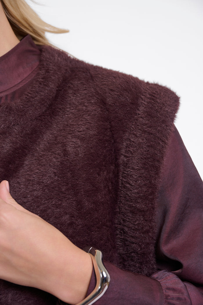 Elona Waistcoat Fudge Cloak