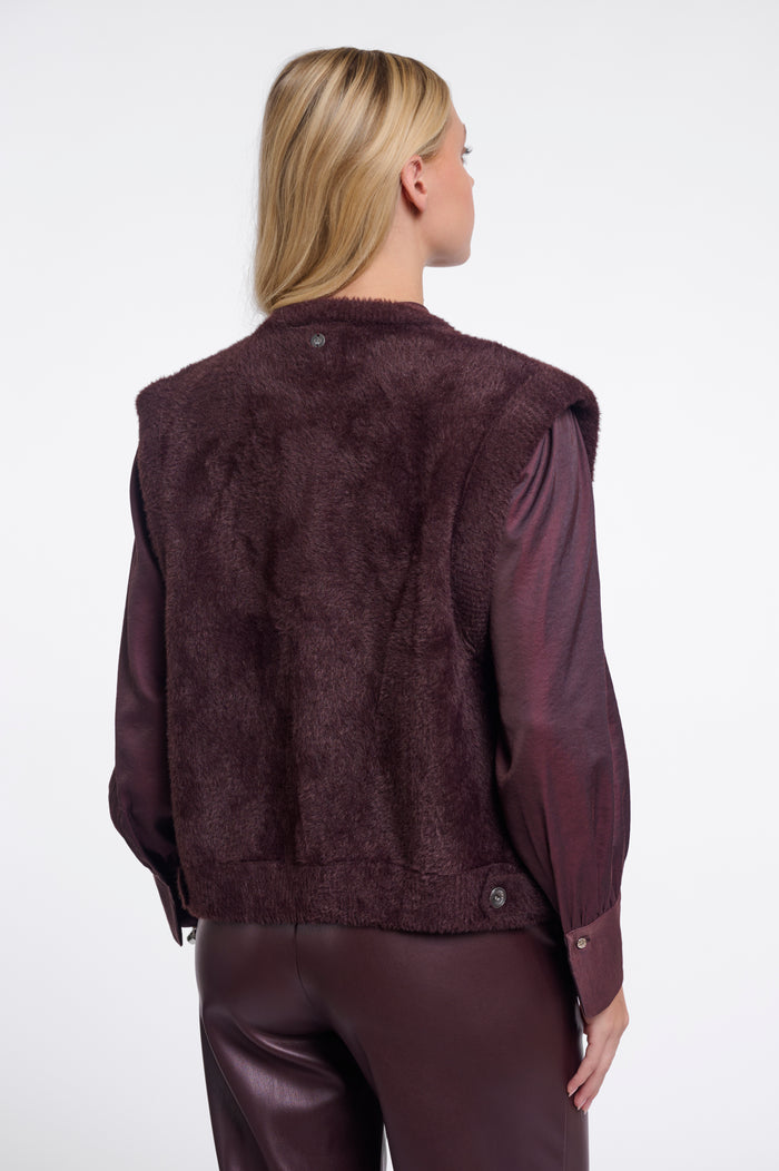 Elona Waistcoat Fudge Cloak