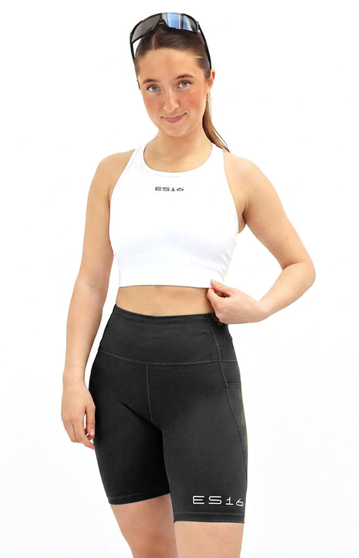 ES16 Classic Tights Black med lommer på siden