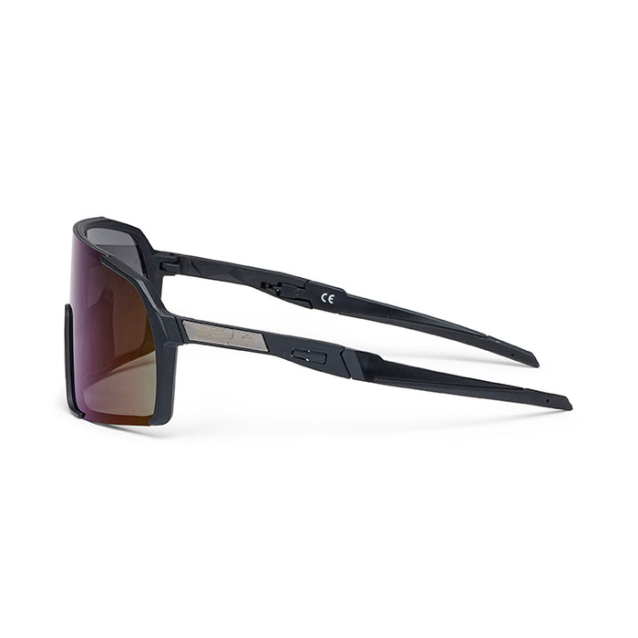 ES16 Enzo brille. Sort med silver linse. + 2 ekstra linser