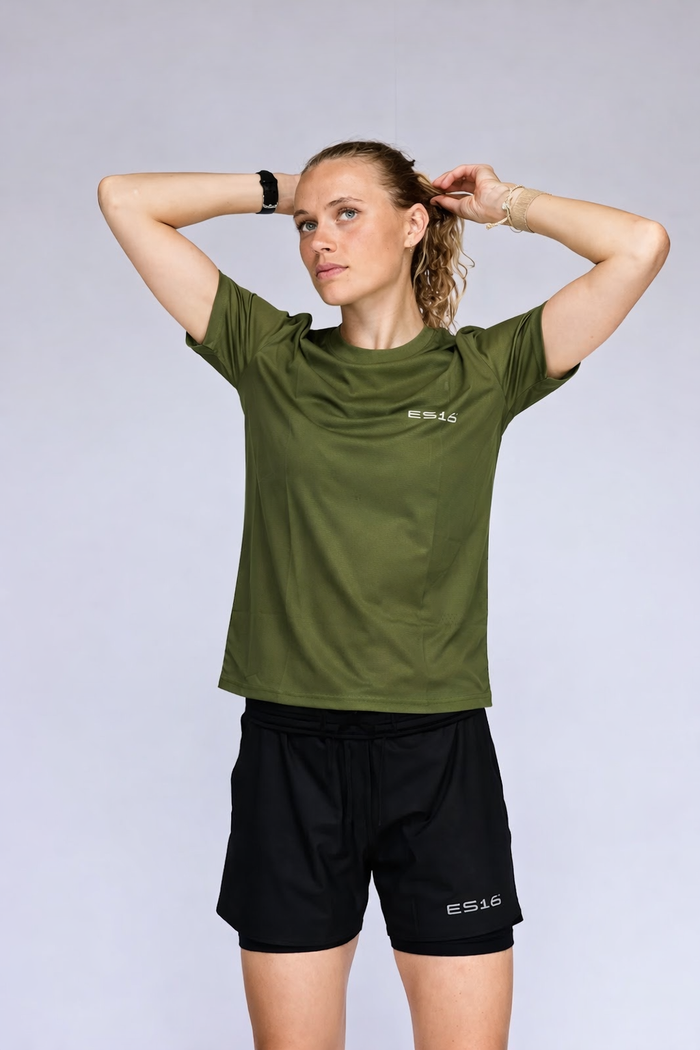 ES16 Performance T-shirt Army Green