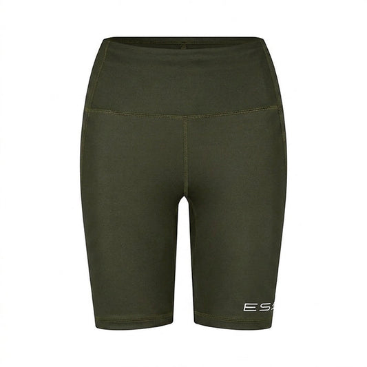 ES16 Performance Tights Army Green med lommer på siden