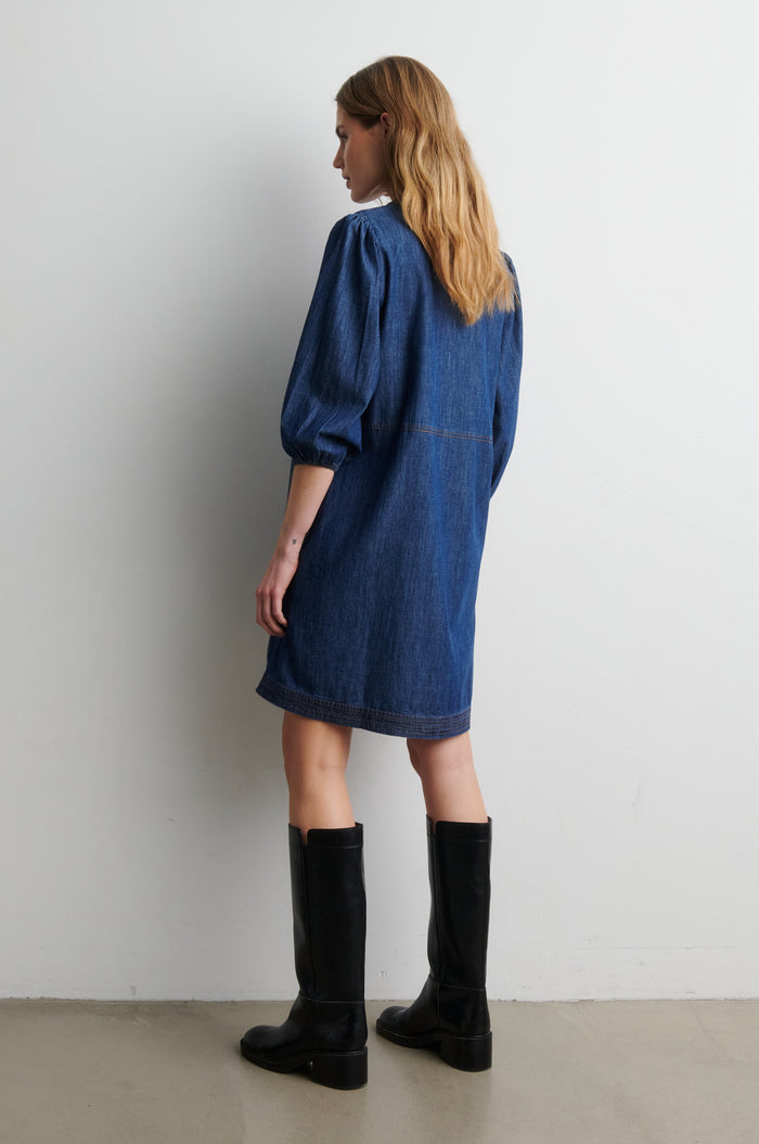 Evana Denim Tunic Dress