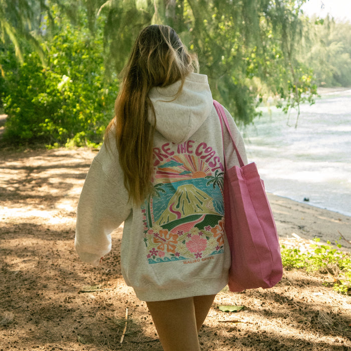 Explore the Coast Hoodie (Exclusive)- Heather Grey