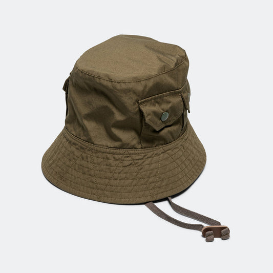 Explorer Hat - Olive Coated Cotton Cloth