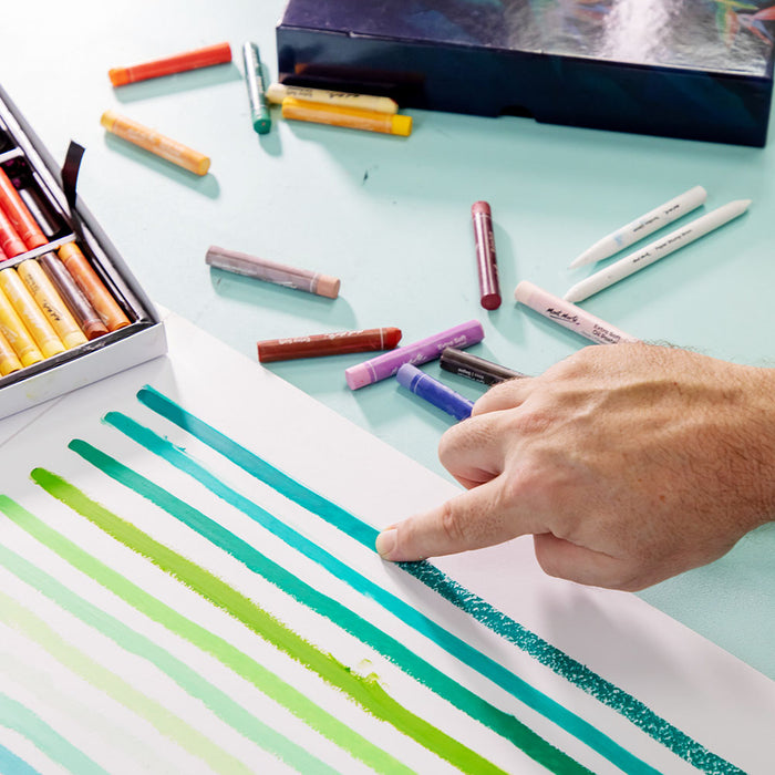 Extra Soft Oil Pastels Vibrant Hues Premium 39pc