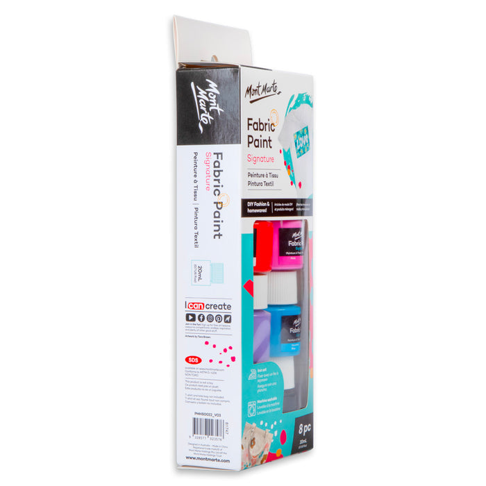 Fabric Paint Set Signature 8pc x 20ml