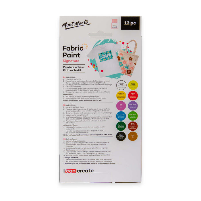 Fabric Paint Signature 12pc x 20ml