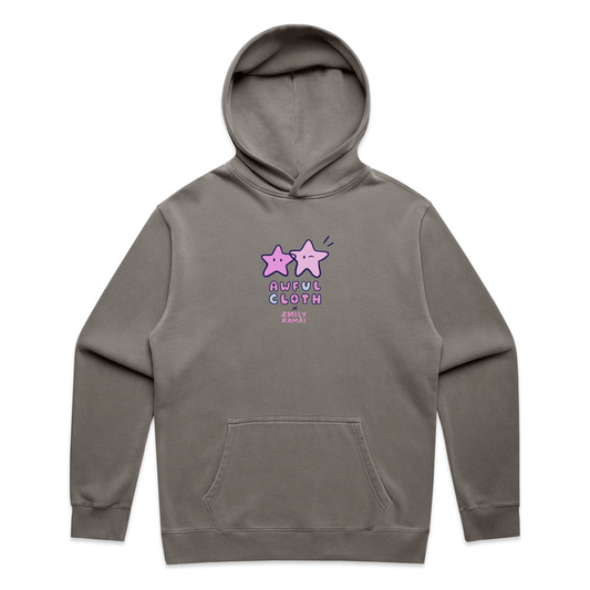 Faded Ash Star Hoodie x Emily Ramai Kim