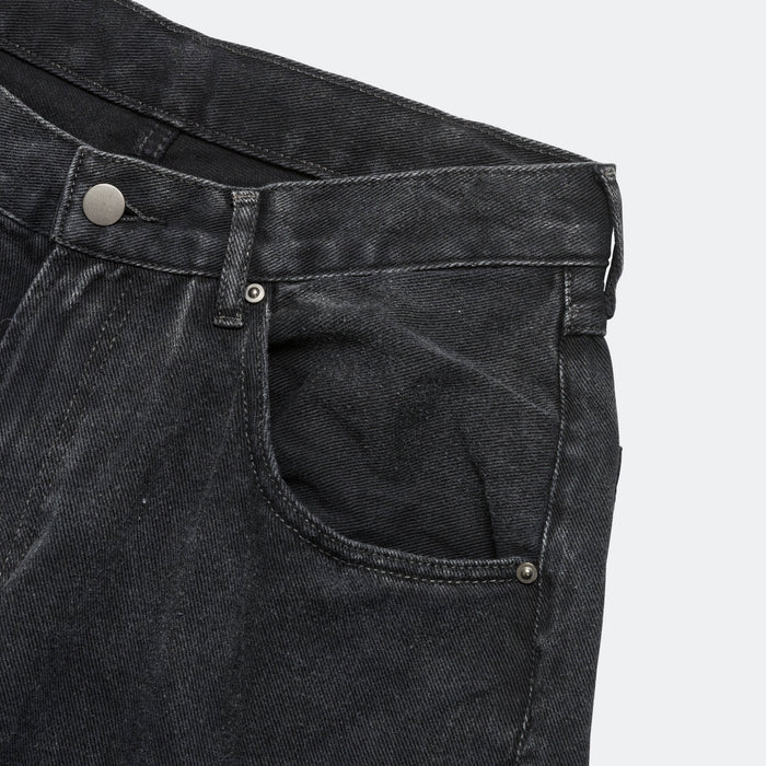 Faded Cargo Shorts - Black