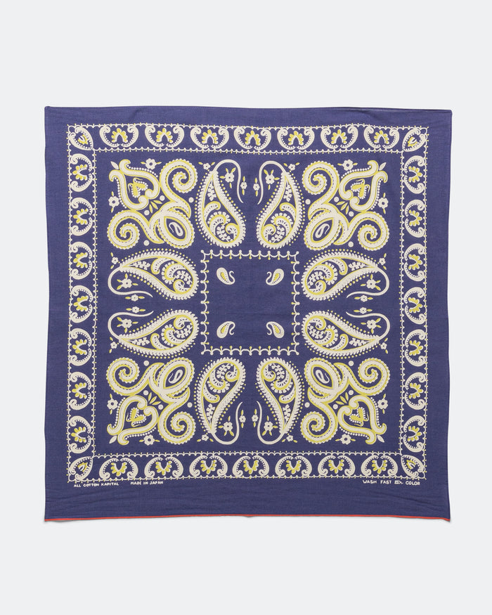 Fastcolor Selvedge Bandanna (SAMBO Paisley) 20x20 - Purple