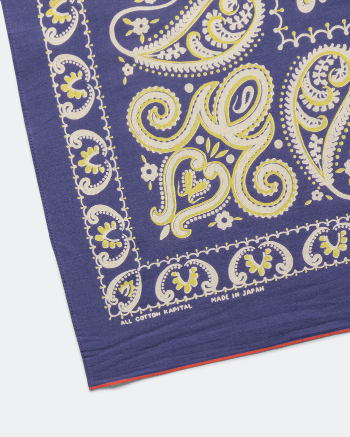 Fastcolor Selvedge Bandanna (SAMBO Paisley) 20x20 - Purple