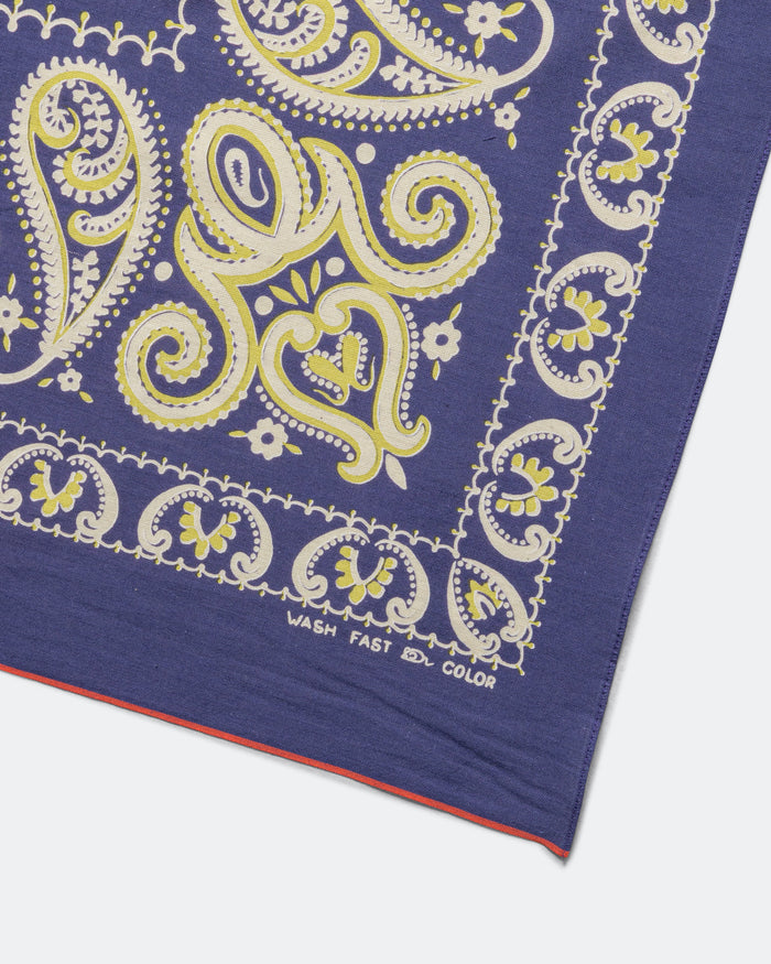 Fastcolor Selvedge Bandanna (SAMBO Paisley) 20x20 - Purple