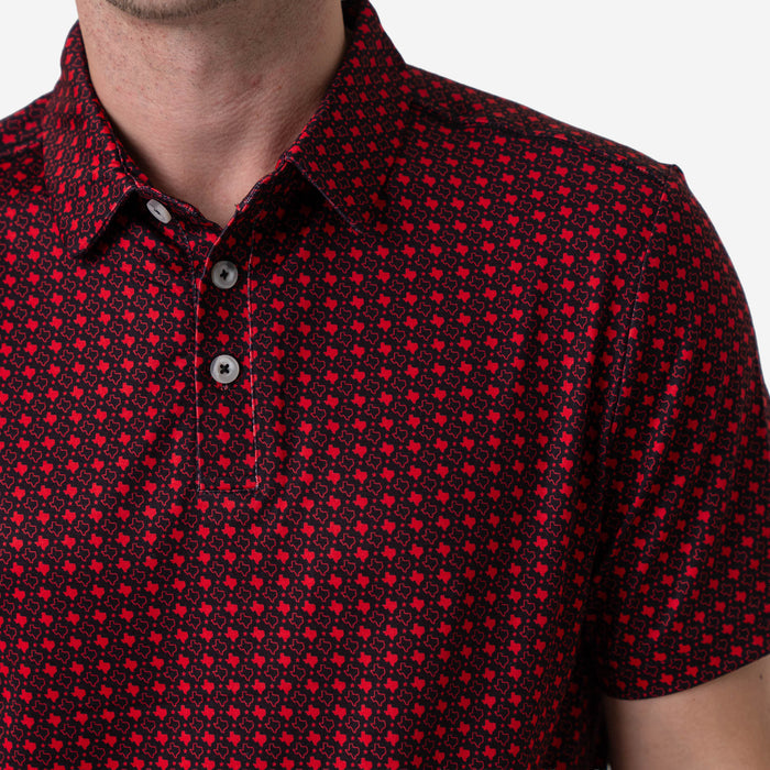 Father and Son Bundle - Performance Polo - Texas - Black & Red