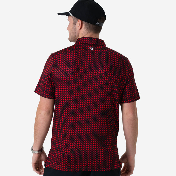 Father and Son Bundle - Performance Polo - Texas - Black & Red