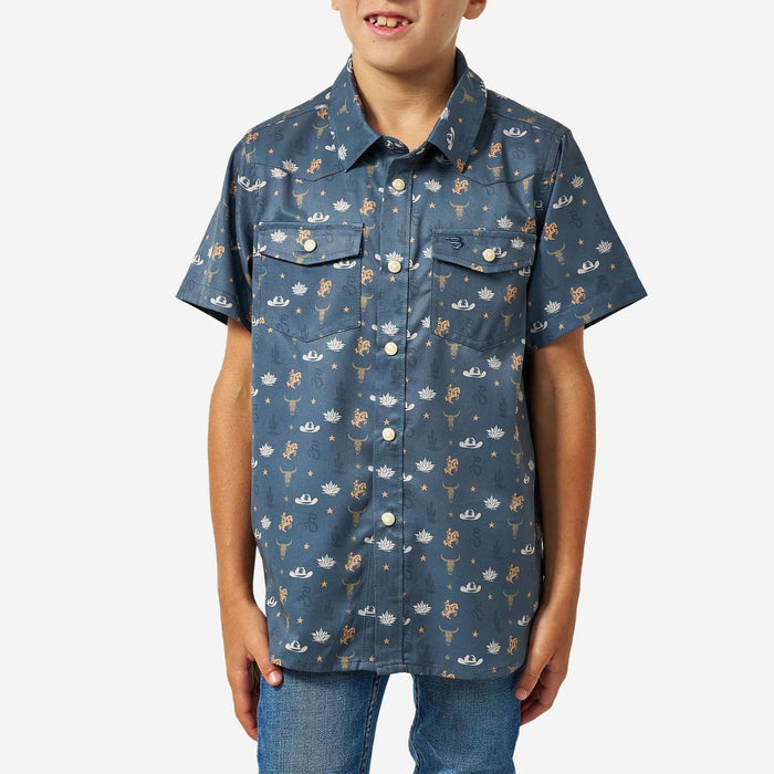 Father and Son Bundle - Performance Western Shirt - Desert Night