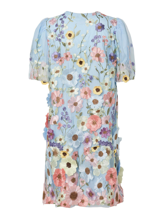 Faye Short Dress (Halogen Blue)