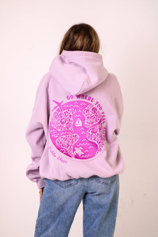 Feel Alive Hoodie (Sunset Orchid)