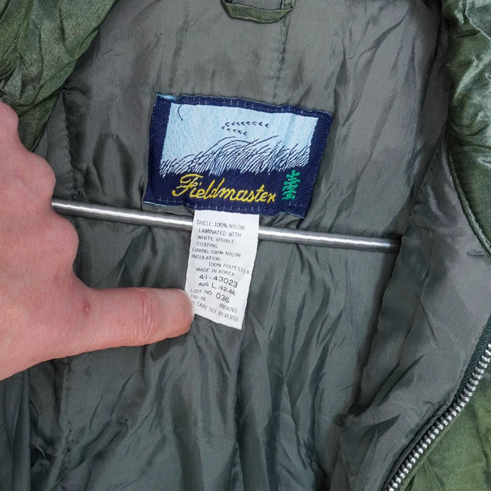 Fieldmaster Olive Insulated Coveralls - Large - Army & Outdoors - Overalls