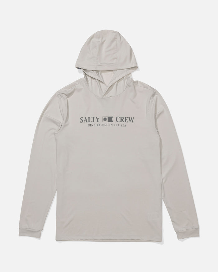 Flagship Hood Sunshirt - Athletic Heather