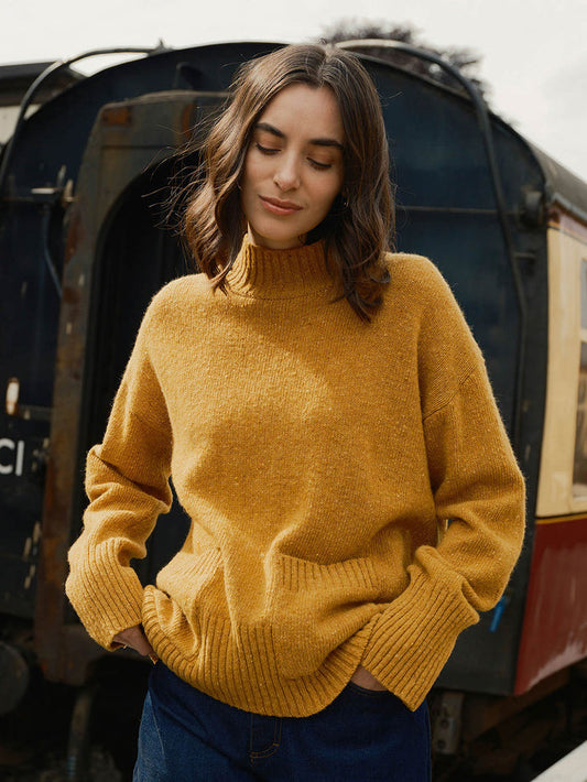 Flecked Patch Pocket Jumper