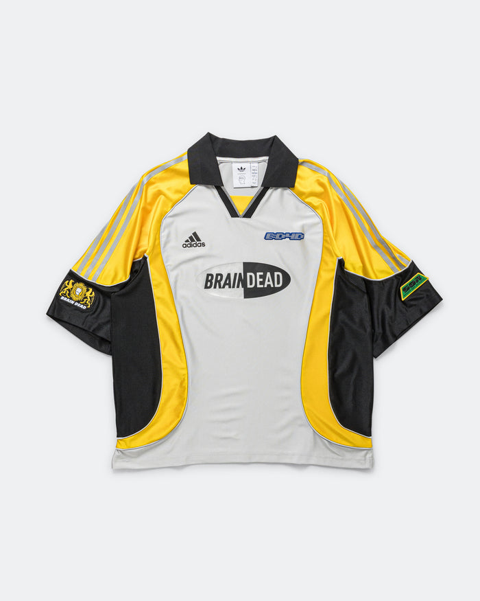 Football Jersey x Braindead - Silver Metallic
