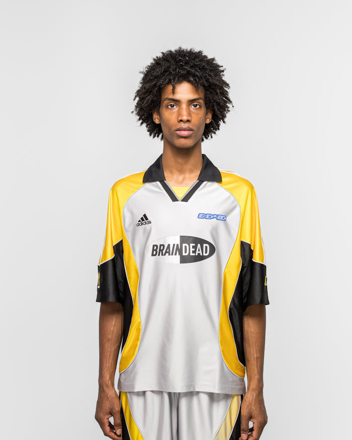 Football Jersey x Braindead - Silver Metallic