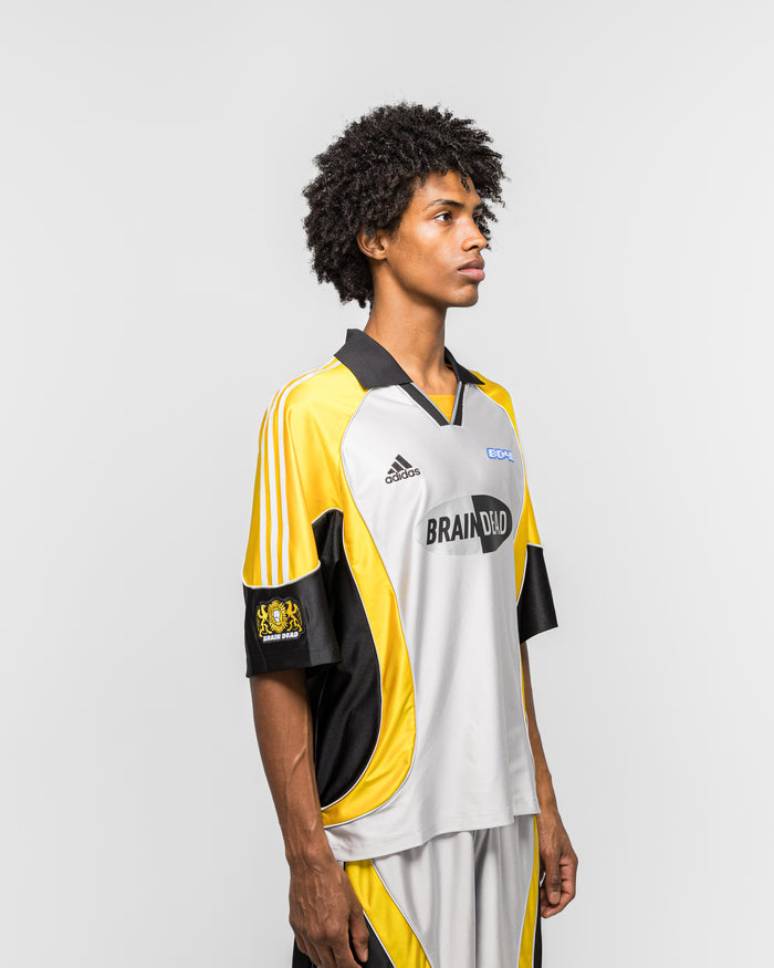 Football Jersey x Braindead - Silver Metallic