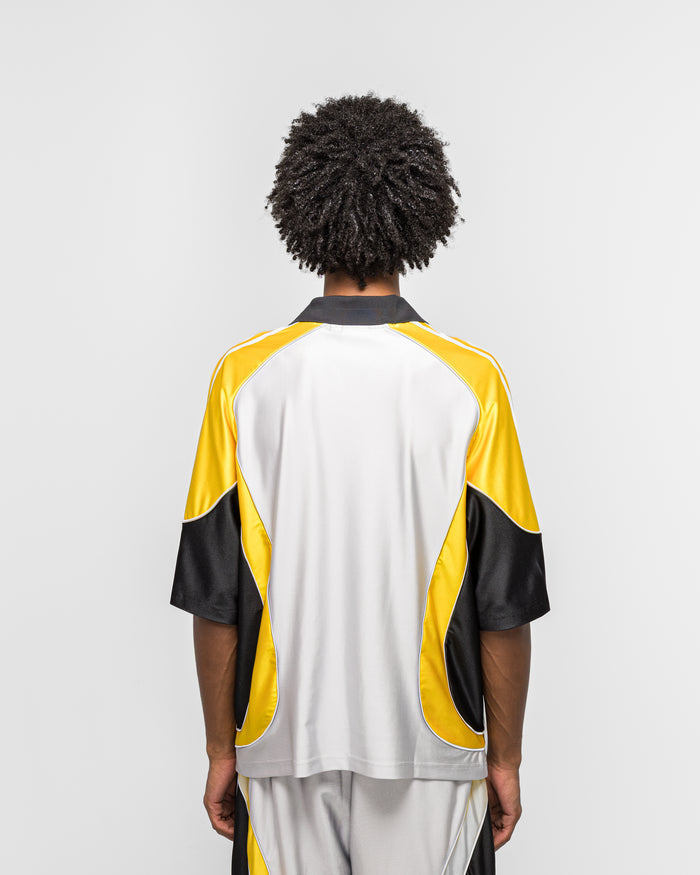 Football Jersey x Braindead - Silver Metallic