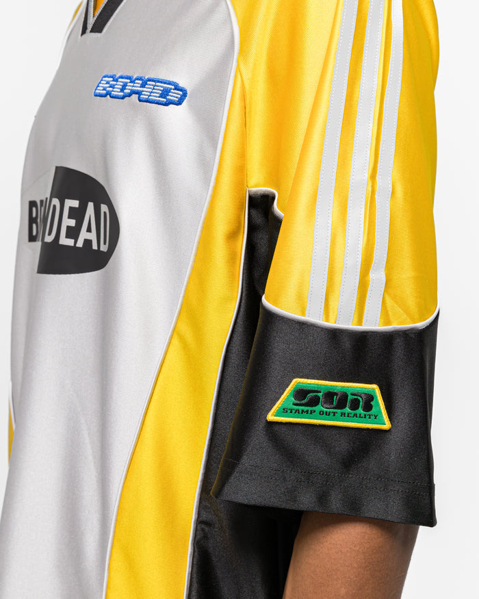 Football Jersey x Braindead - Silver Metallic