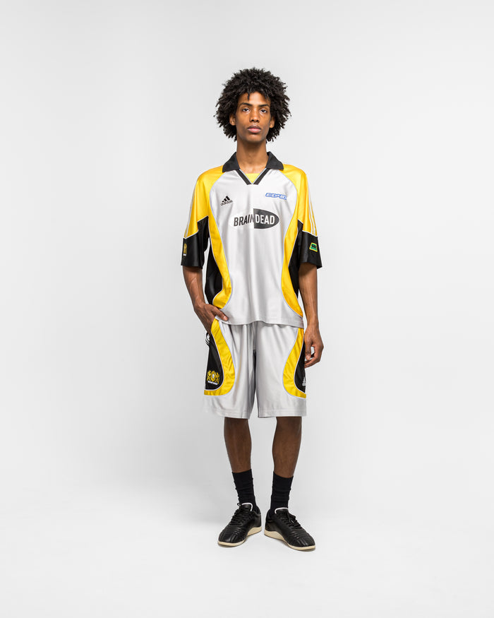 Football Jersey x Braindead - Silver Metallic