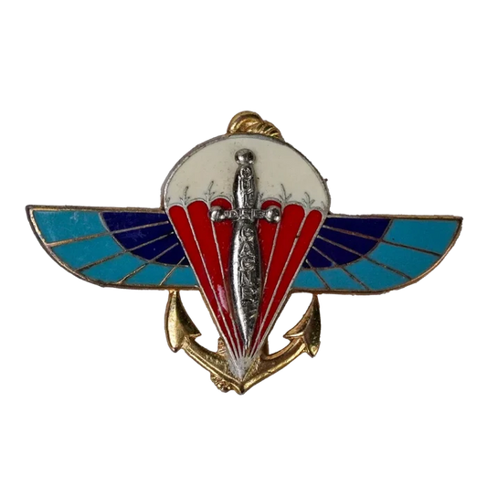 French 2nd Marine Infantry Parachute Regiment Badge - French Army Surplus - Flags, Badges & Insignia