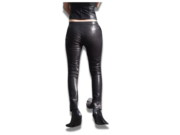Genuine Lambskin Stretchable Leather Pant