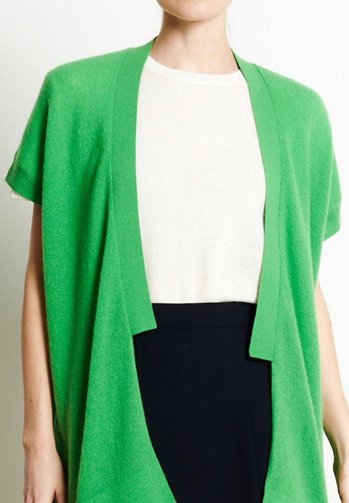 RIA 4 Kimono en cachemire vert pomme